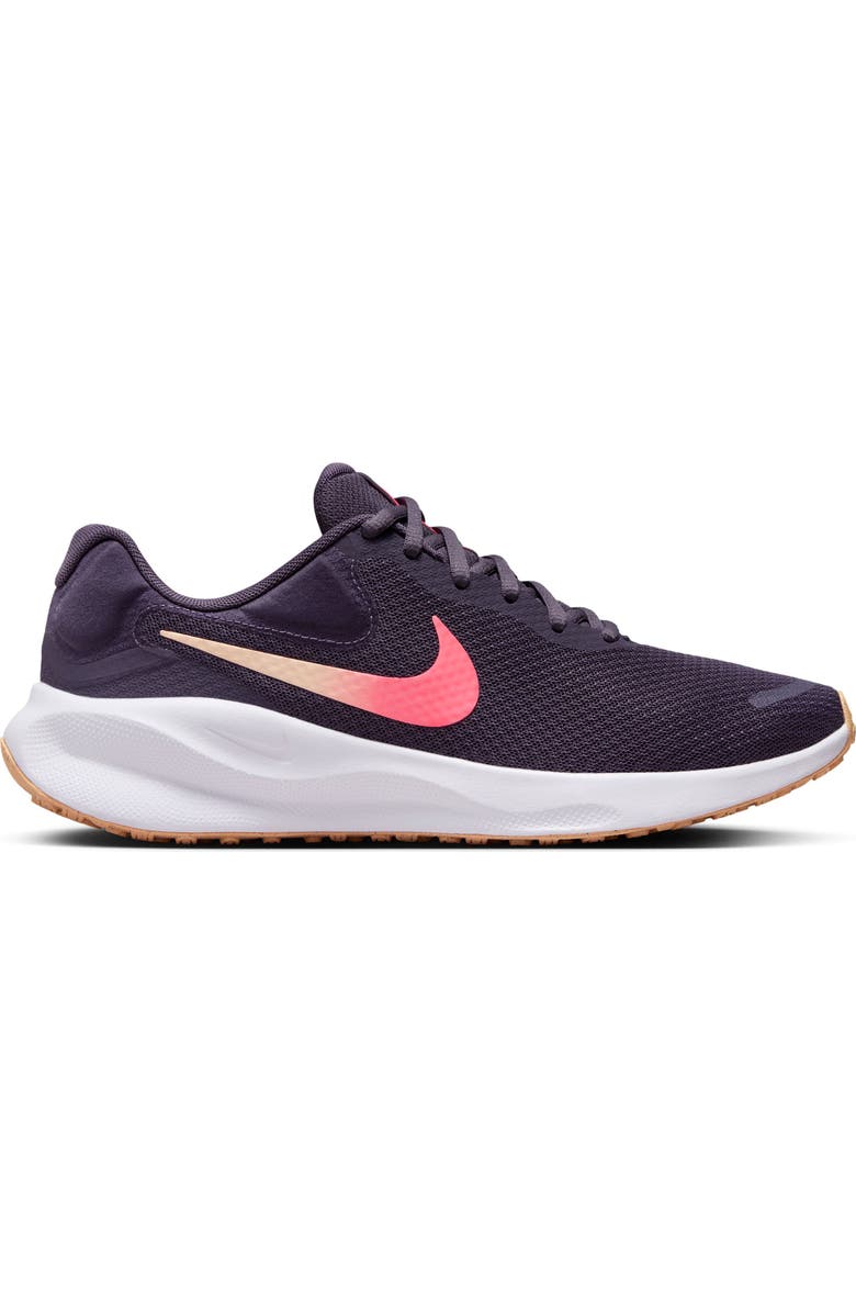 Nike Revolution 7 Running Shoe, Alternate, color, Raisin/ Crimson/ White