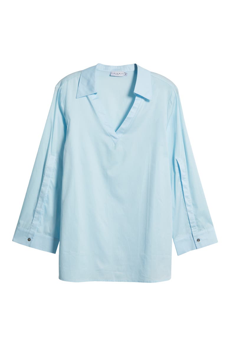 Lilou Long Sleeve Top, Alternate, color, LIGHT BLUE