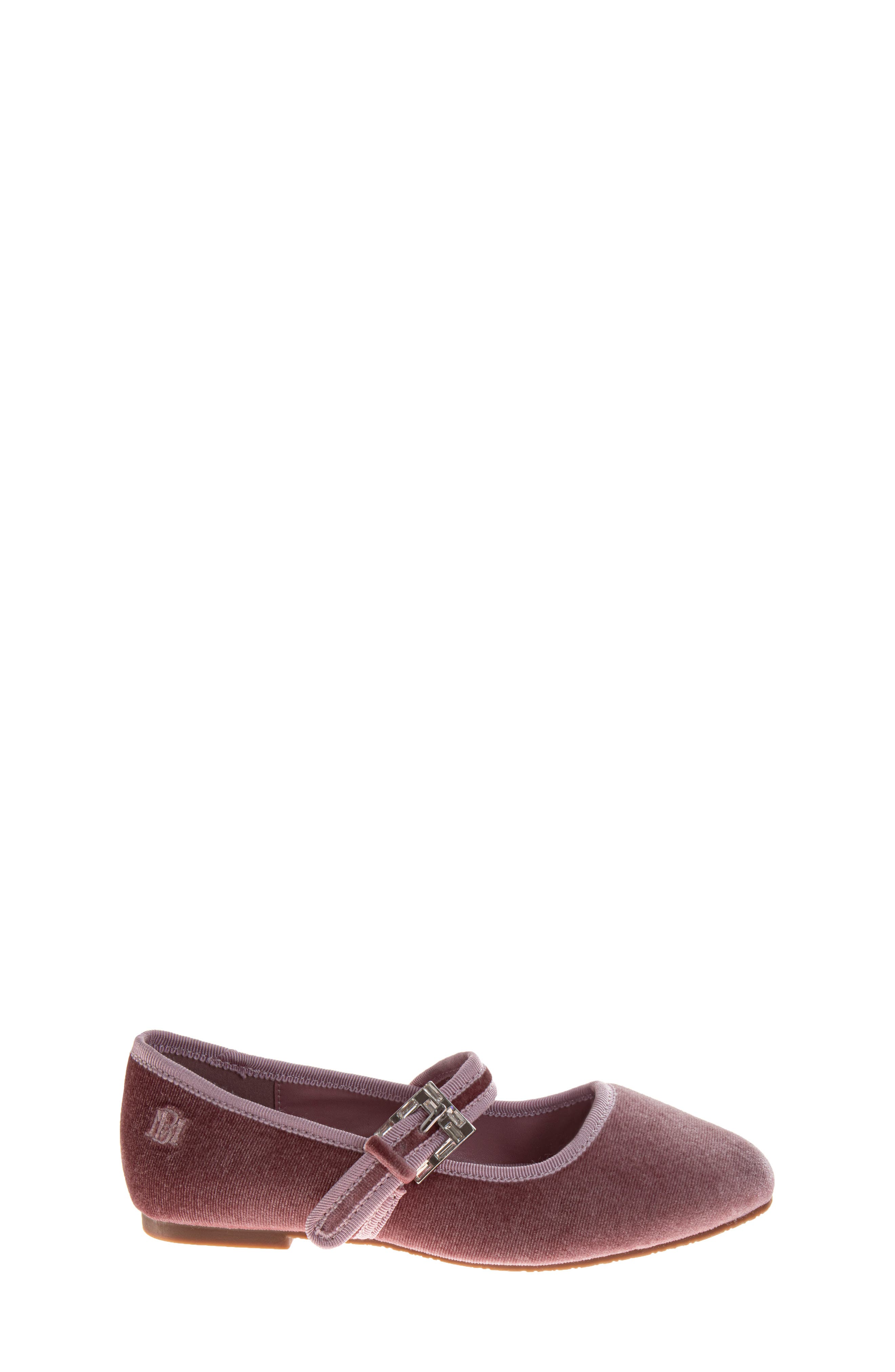 BADGLEY MISCHKA Ballerina Mary Jane Flat, Alternate, color, Pink Velvet