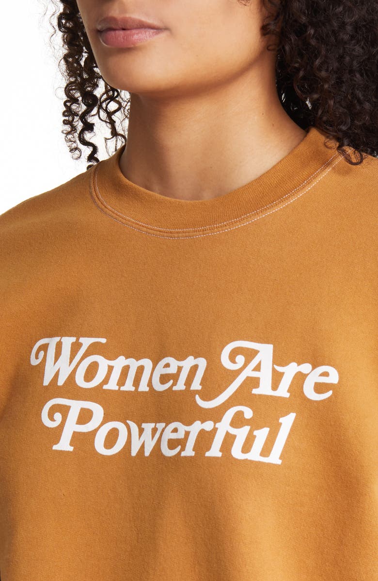 One DNA Gender Inclusive Women Are Powerful Graphic Sweatshirt, Alternate, color, 