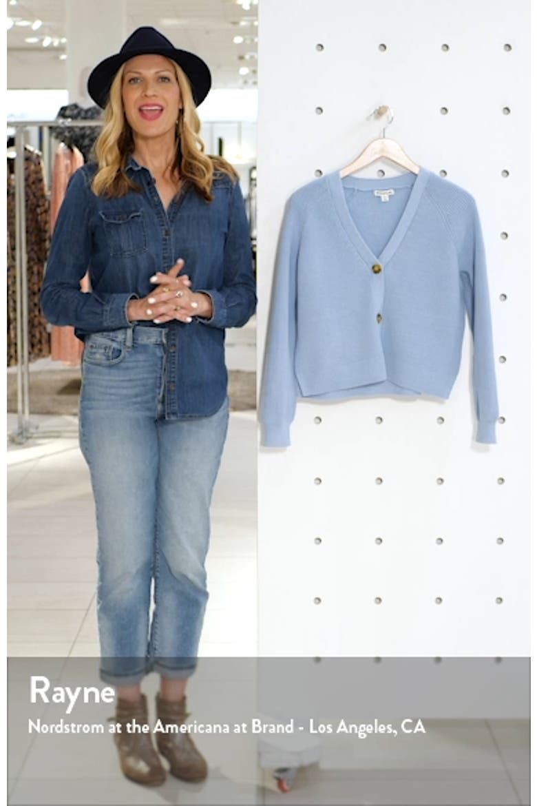 May Crop Cardigan video