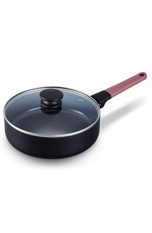 Brabantia Tasty+ 9.5" Sauté Pan With Lid, Nonstick Ceramic Coating In Black