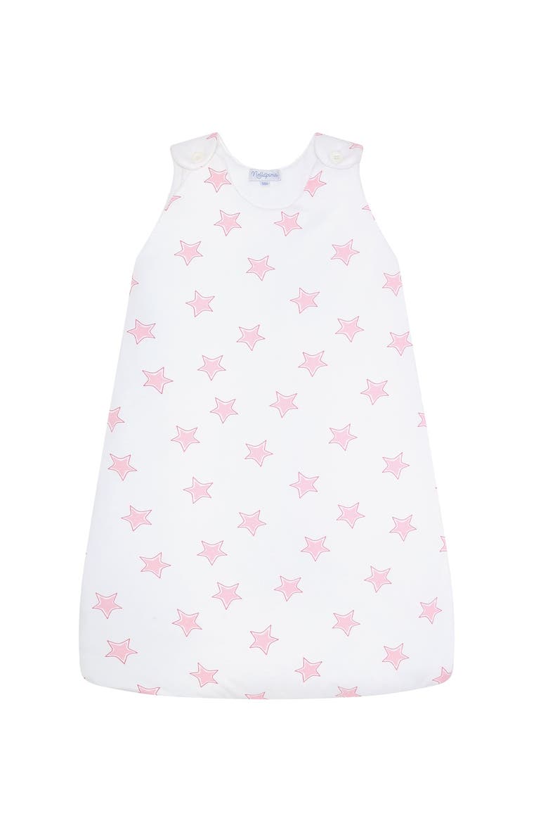 Pink Stars Print Winter Sack - Baby, Alternate, color, Pink