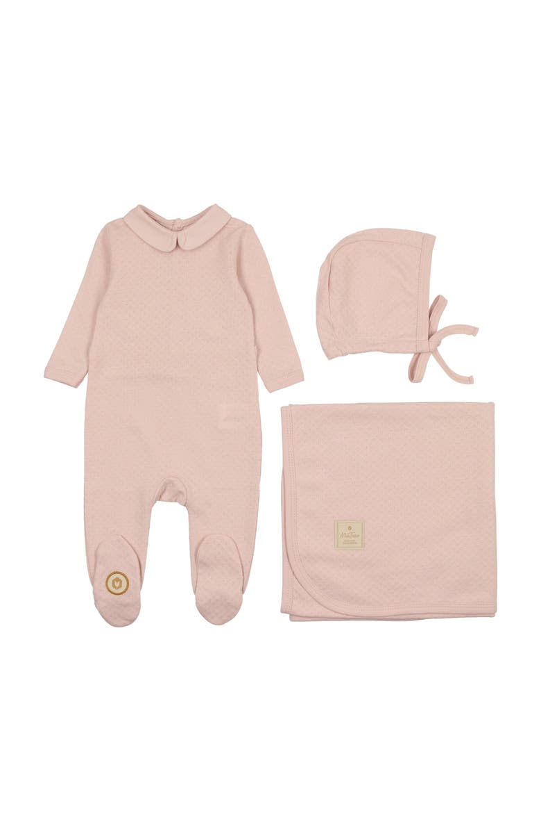 Mon Tresor Bebe Textured Elegance Layette Set, Main, color, 
