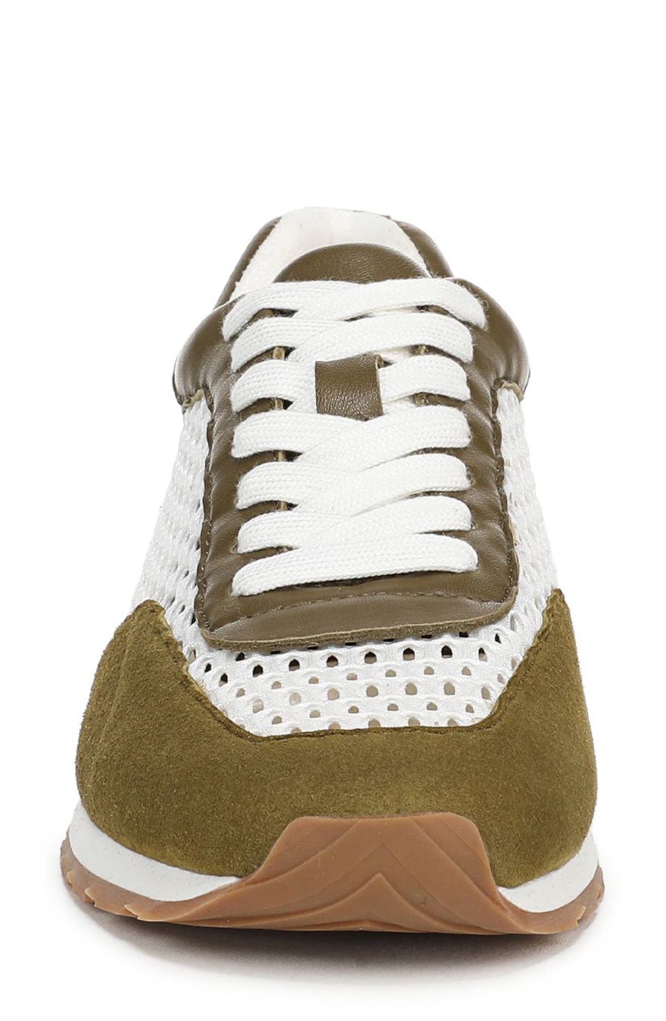 Favorite Daughter Sophia Mesh Sneaker, Alternate, color, Moss Green/White