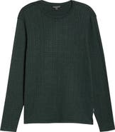 John Varvatos Fern Feeder Stripe Rib Long Sleeve T-Shirt