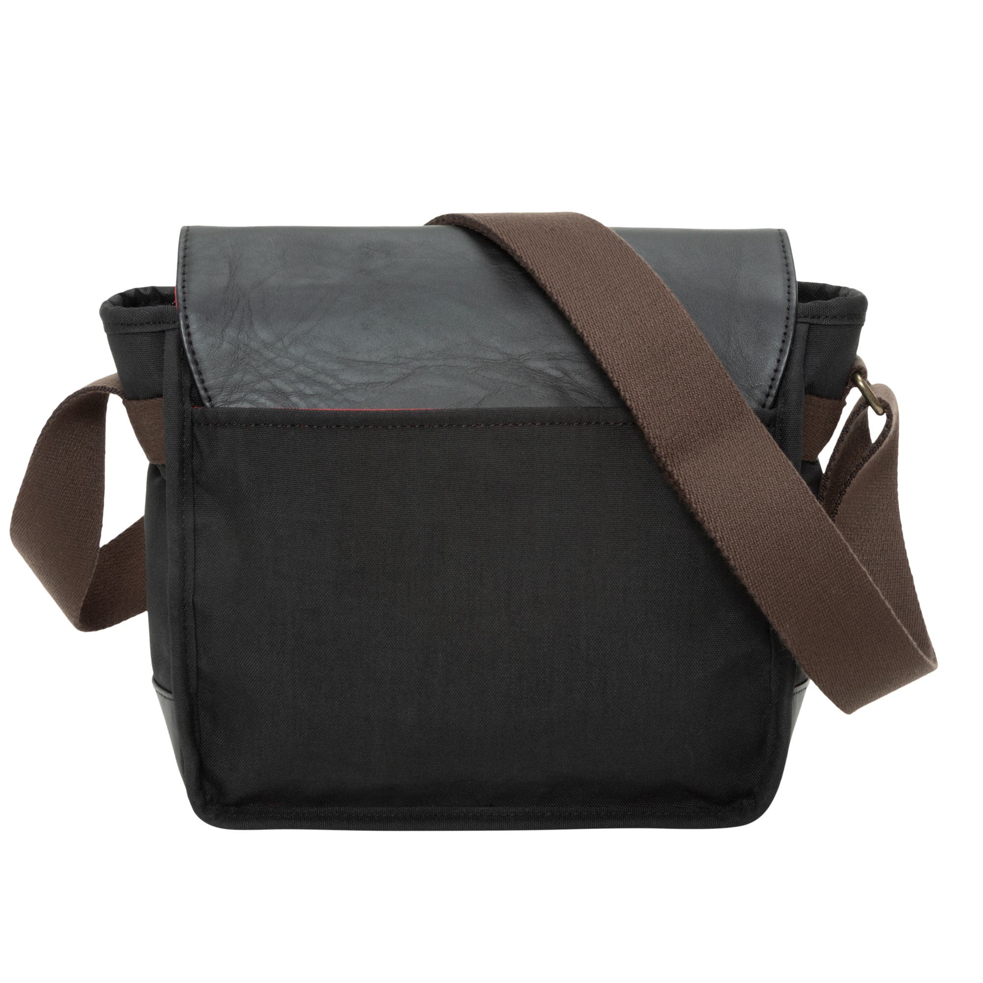 Token Waxed Nylon Rockefeller Crossbody Bag, Alternate, color, Black