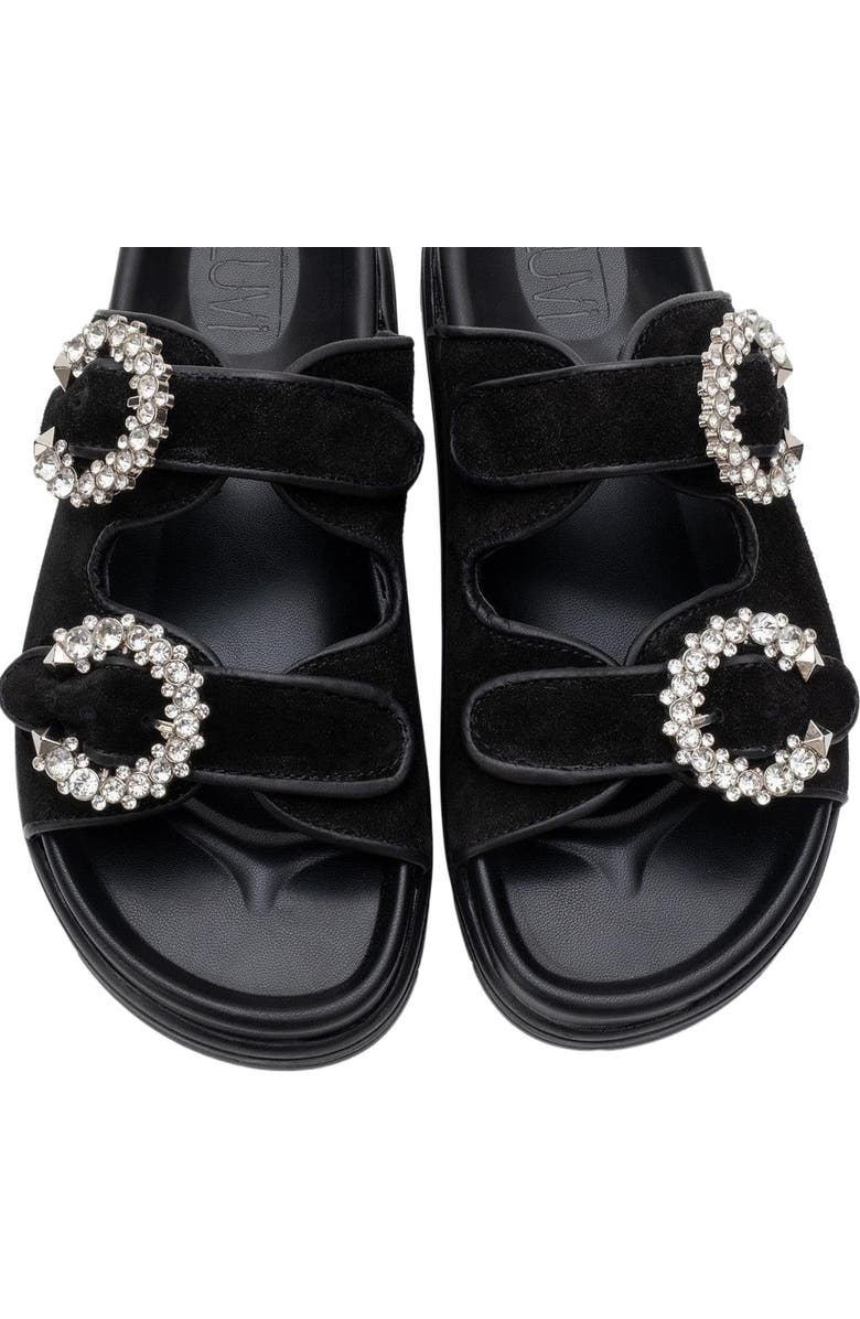 Forever & Always Shoes Morelia Suede Leather Slide Sandal, Alternate, color,