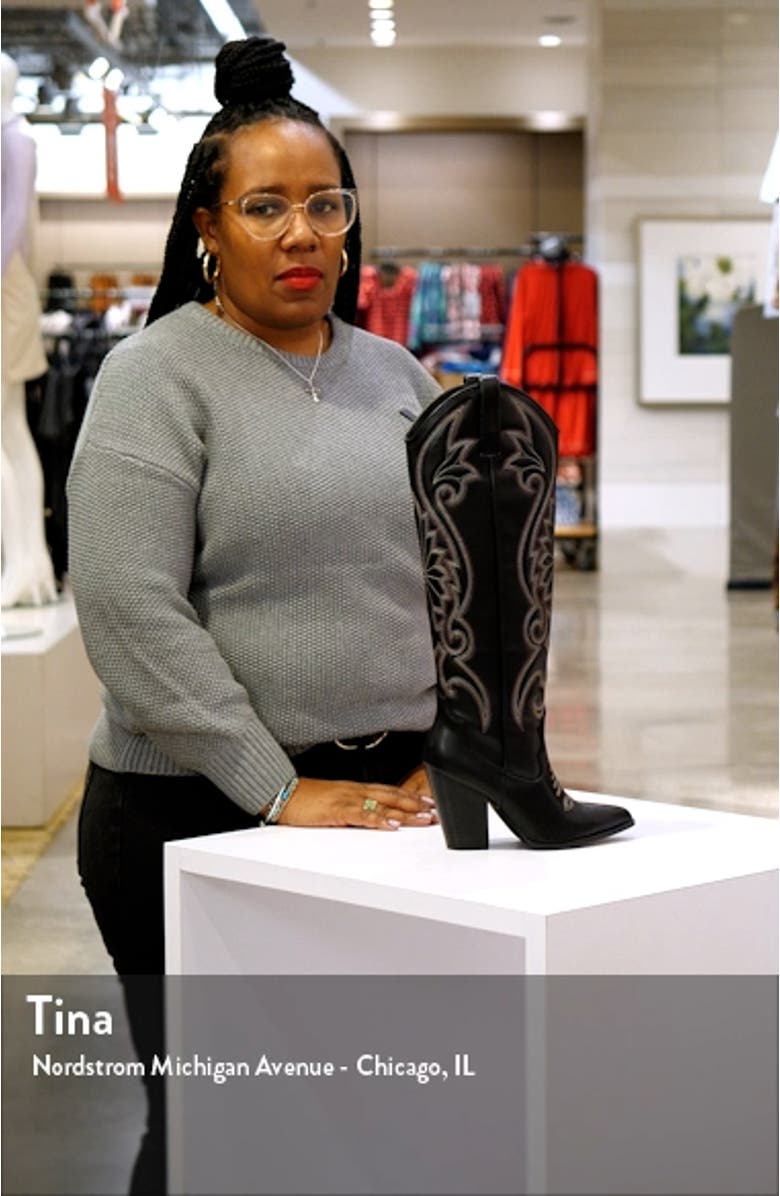 Lasso Knee High Western Boot, sales video thumbnail