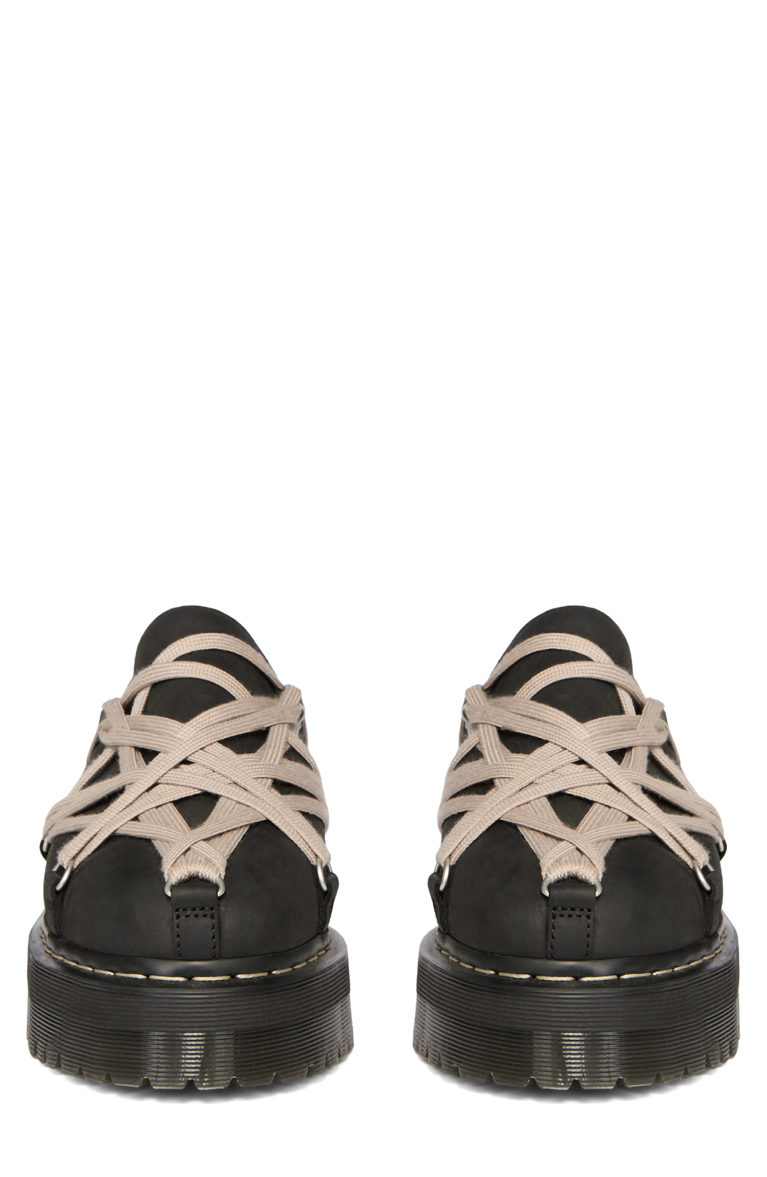 x Dr. Martens Quad Sole Megalace® Mule, Alternate, color, BLACK