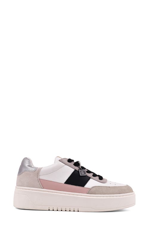 Shushop Oriana Platform Sneaker In White