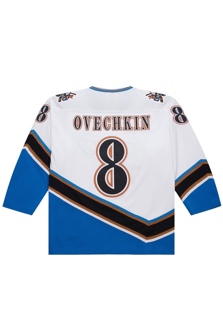 Men's Mitchell & Ness Alexander Ovechkin White Washington Capitals 2005/06 Power Play Jersey, Alternate, color, White