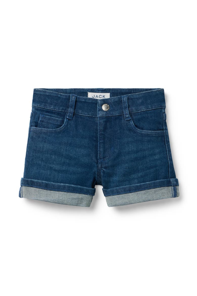 Denim Cuffed Short In Medium Wash, Main, color, Blue