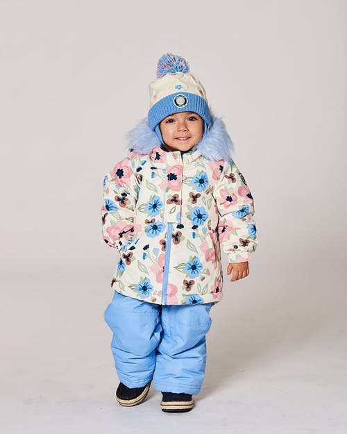 Deux Par Deux Two-piece Play Snowsuit In Blue