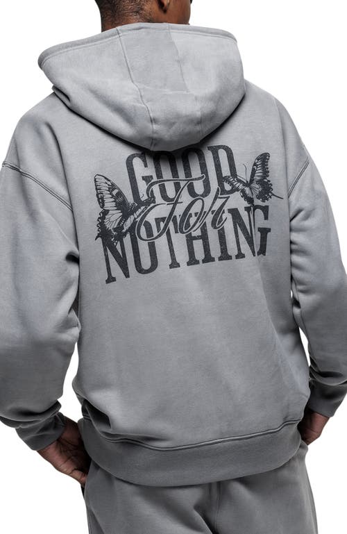 Good For Nothing Dakota Relaxed Hoodie In Gray