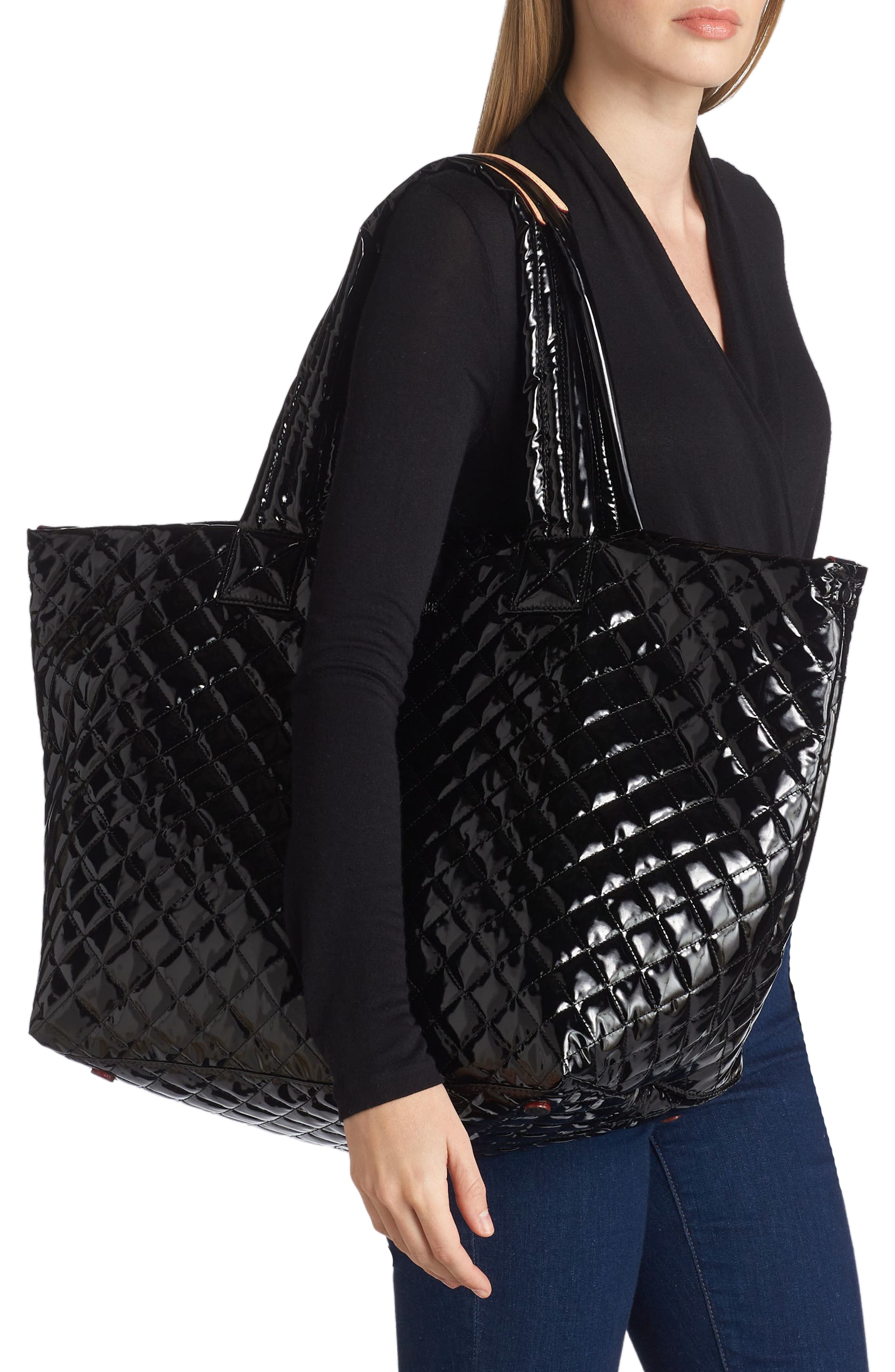 MZ Wallace Deluxe Large Quilted Metro Tote, Alternate, color, 