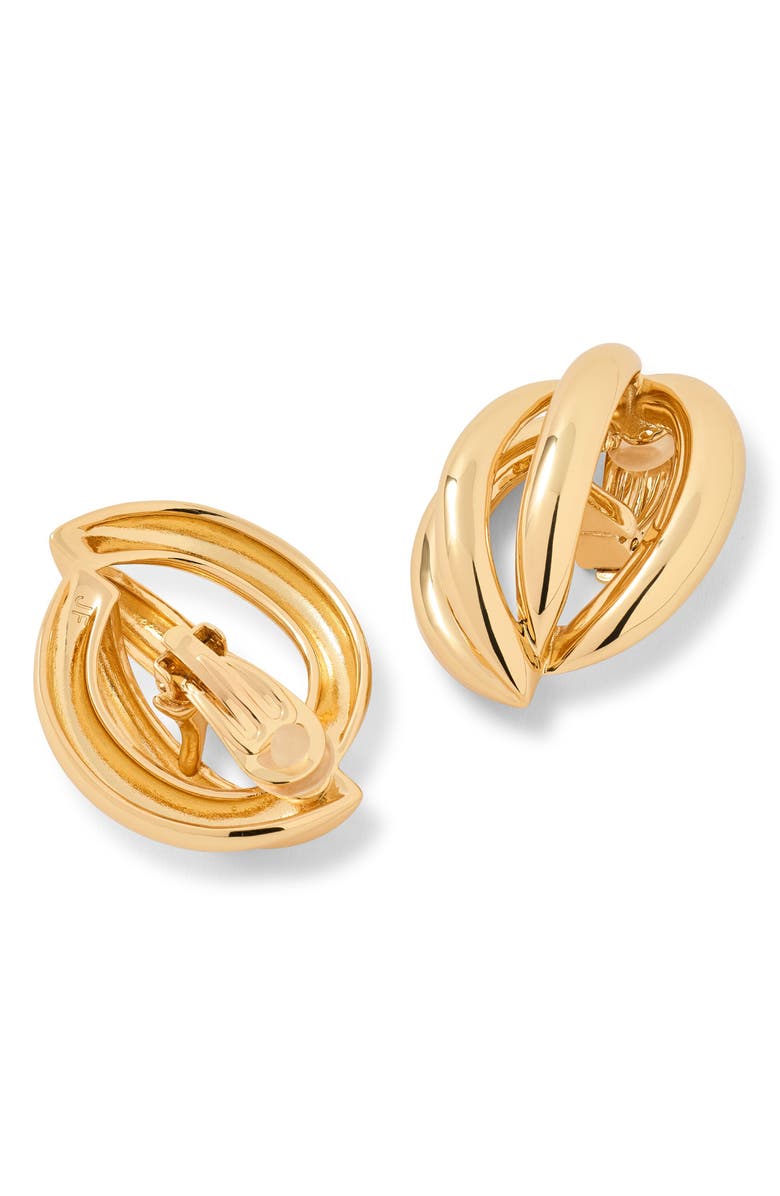 Jennifer Fisher Abstract Line Clip-On Earrings, Alternate, color, Gold