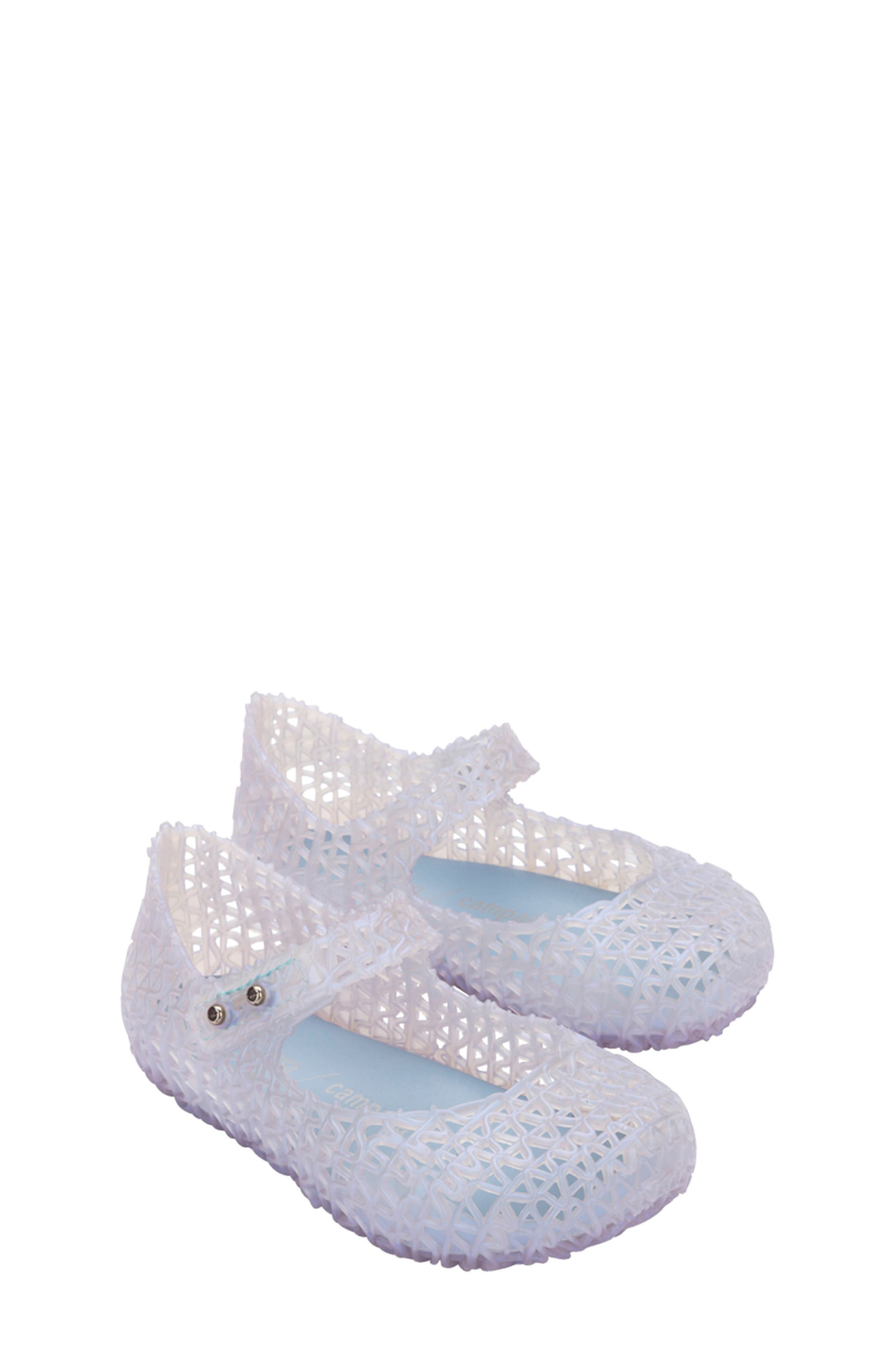 Mini Melissa Campana Mary Jane in Pearly Blue 