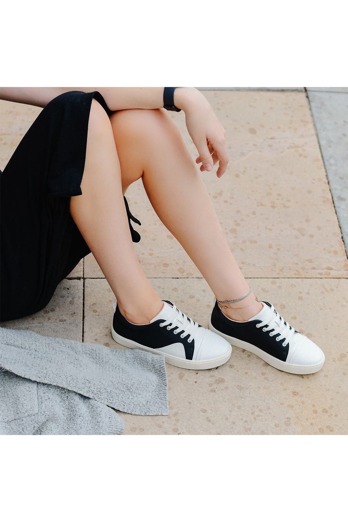 Journee Collection Kyndra Sneaker, Alternate, color, 