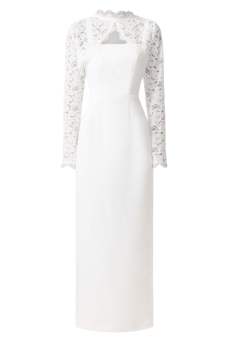 Ciana Lace Bolero, Alternate, color, WHITE