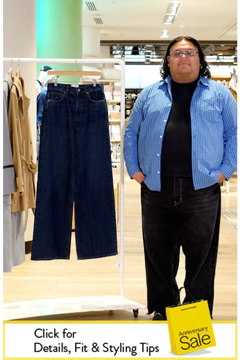 Cary Slouchy High Rise Wide Leg Jeans video