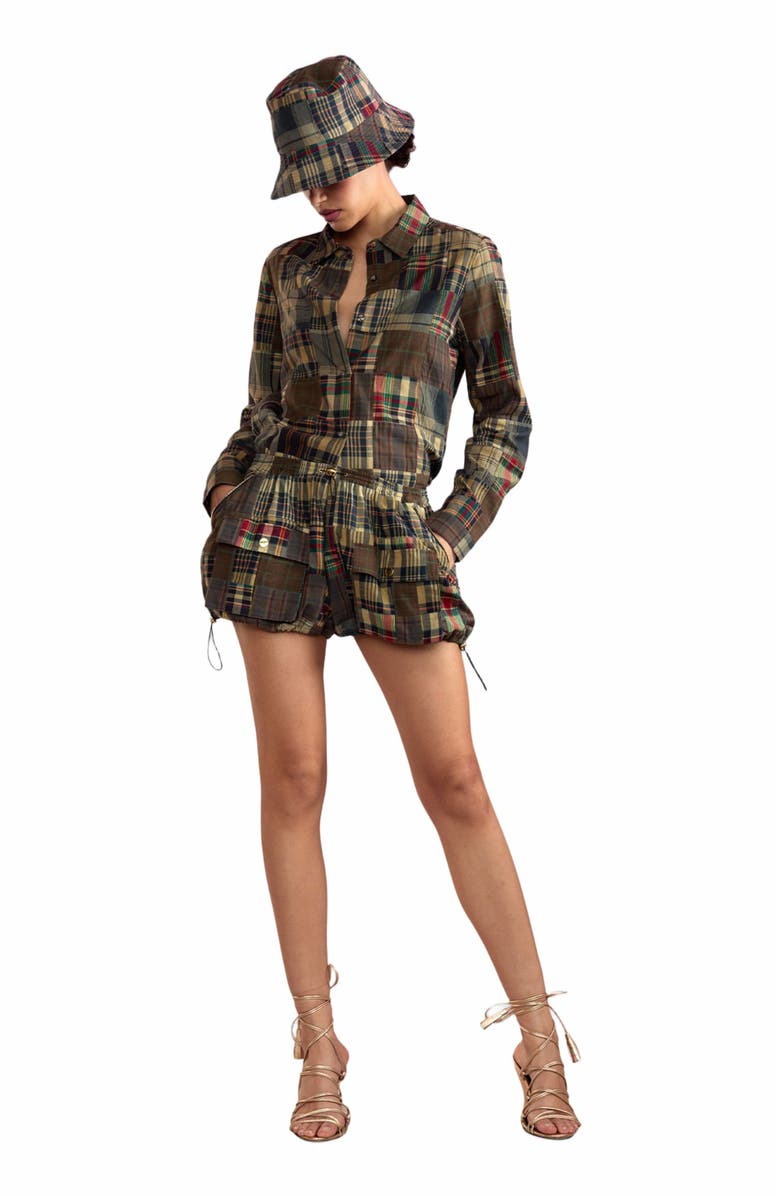 Cynthia Rowley Madrid Madras Shirt, Main, color, 