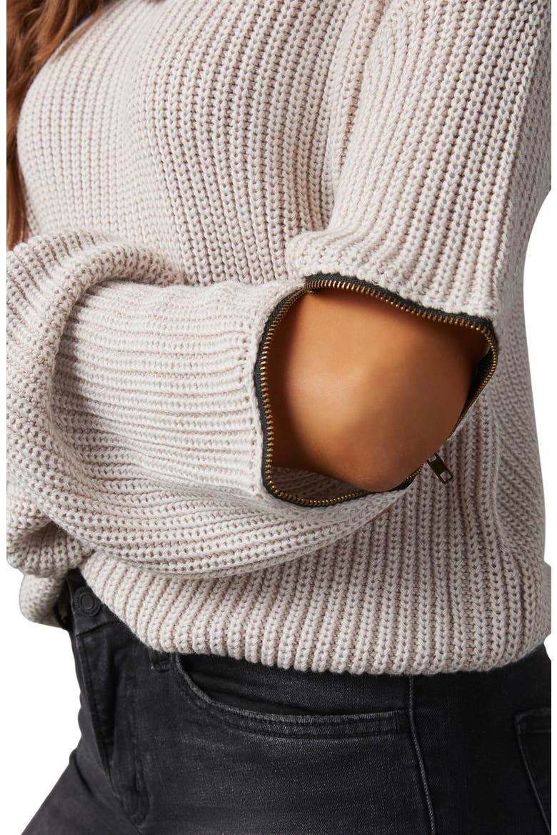 Shoreditch Cowl Neck Sweater, Alternate, color, WHITE