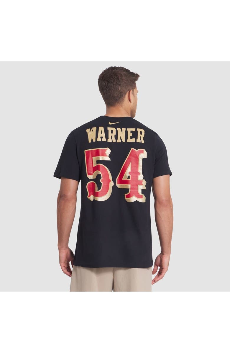 Nike Men's Nike Fred Warner Black San Francisco 49ers 2025 Rivalries Collection Player Name & Number T-Shirt, Alternate, color,