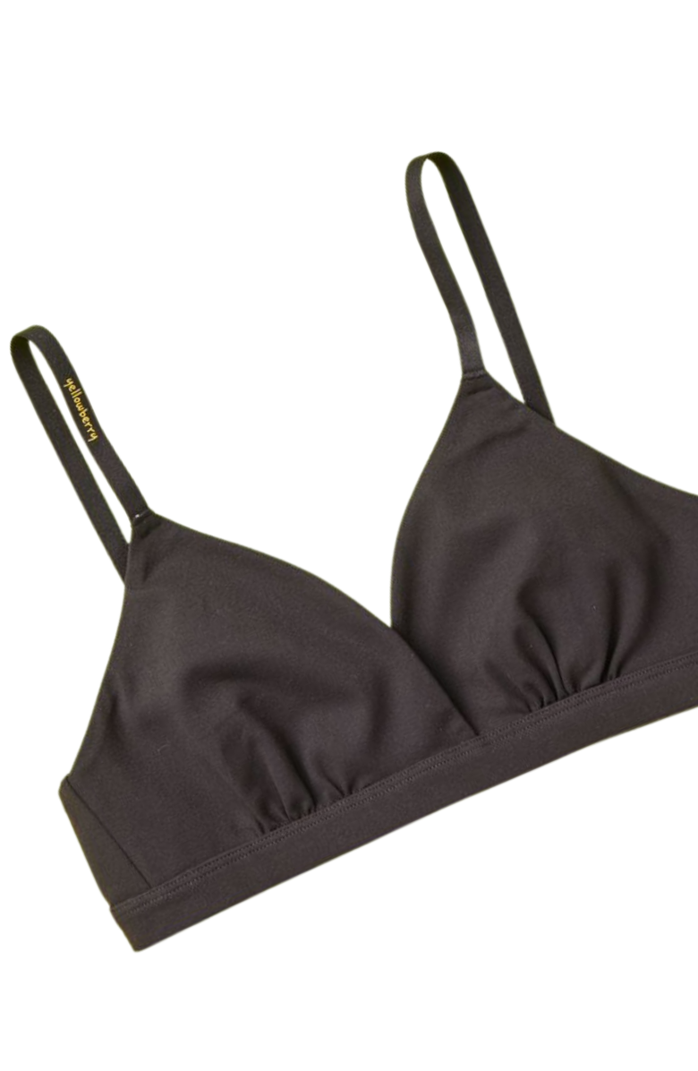 Yellowberry Butter Triangle Bra, Alternate, color, Starry Night