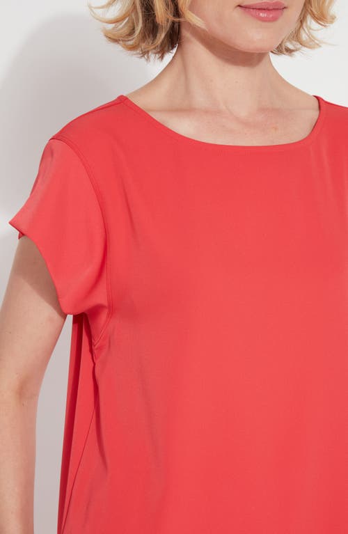 LYSSÉ LYSSÉ MELODIE BOAT NECK WOVEN TOP
