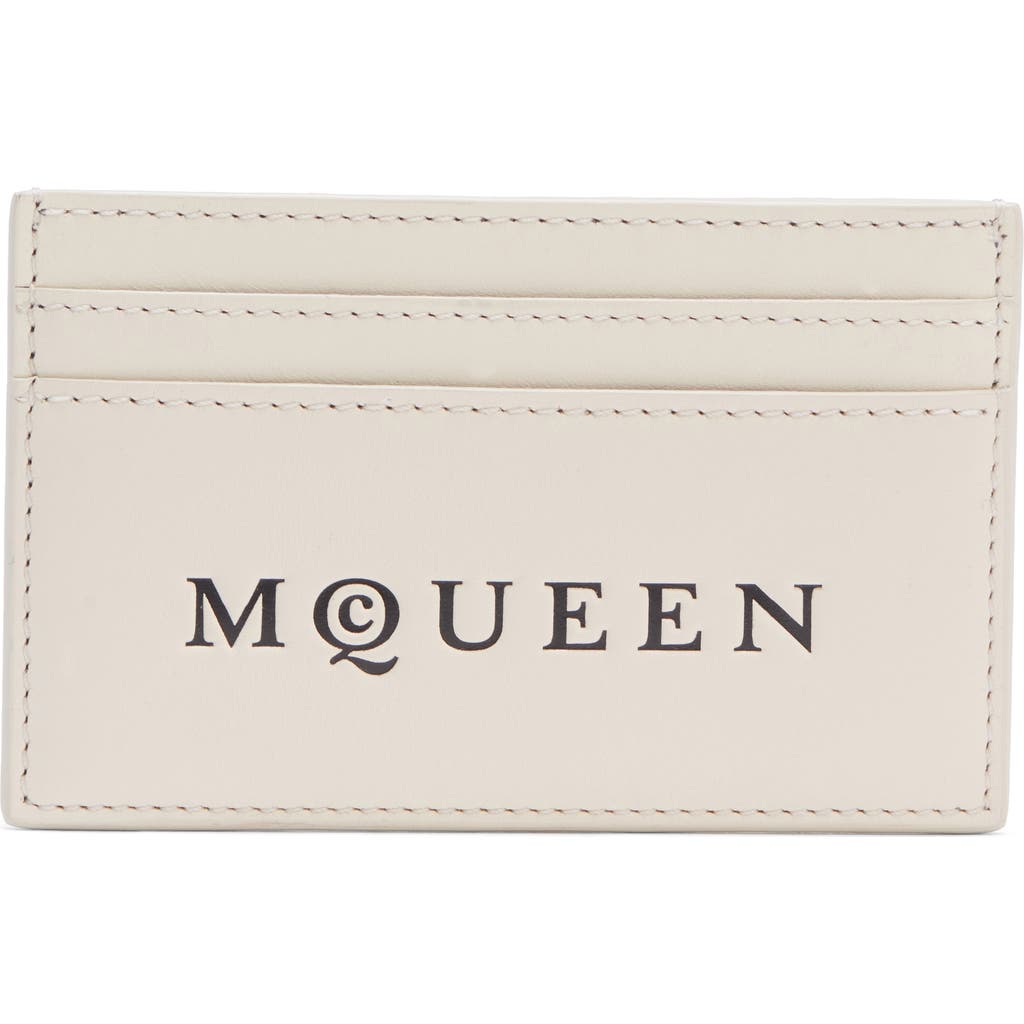 Alexander Mcqueen Mcqueen Leather Card Case In Multi