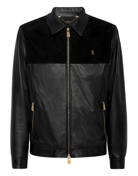 Nappa And Suede Blouson Men