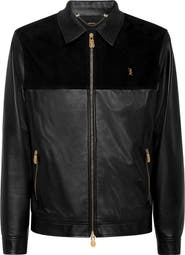 BILLIONAIRE Nappa And Suede Blouson Men
