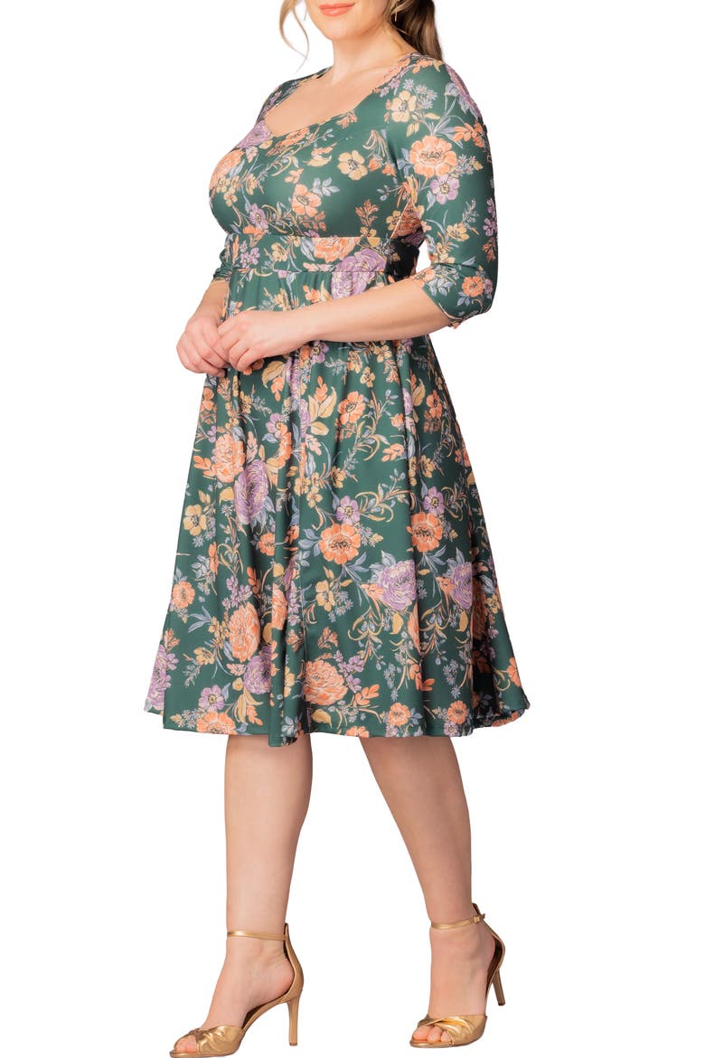 Royal Sweetheart Dress, Alternate, color, GREEN GARDEN