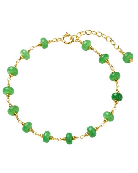 Jillian Jade Beaded Bracelet