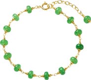 seree Jillian Jade Beaded Bracelet