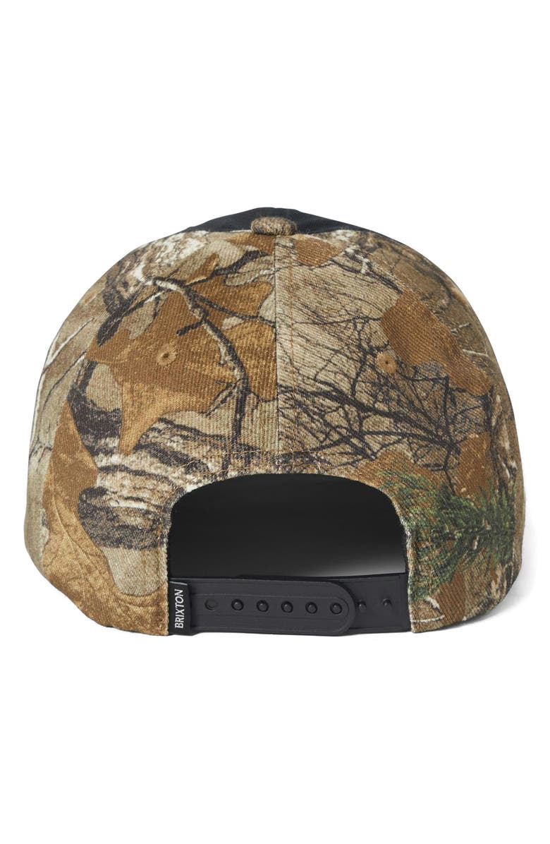 Brixton Ford Truck Country MP Snapback Trucker Hat, Alternate, color, Burnt Rubber/ Camo