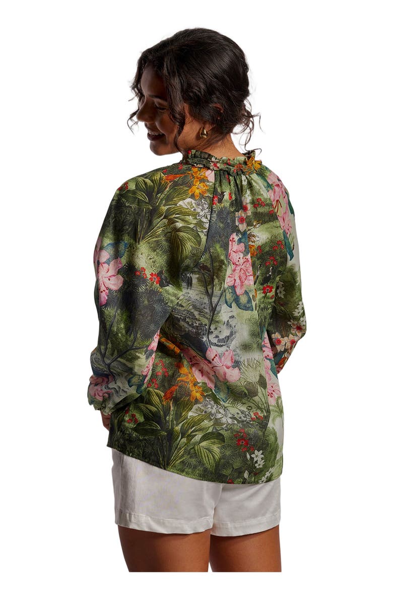 Tori Richard Artistic Garden Roberta Top, Alternate, color, 