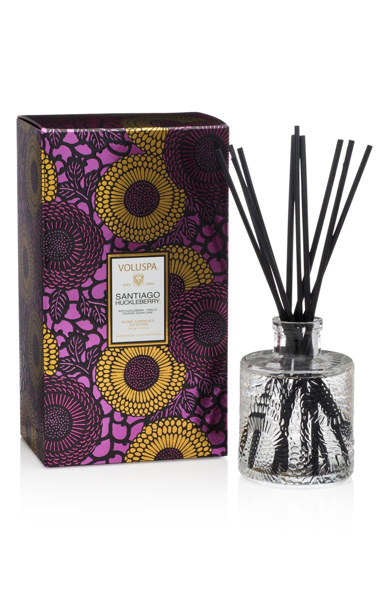 Voluspa Santiago Huckleberry Reed Diffuser, Main, color,