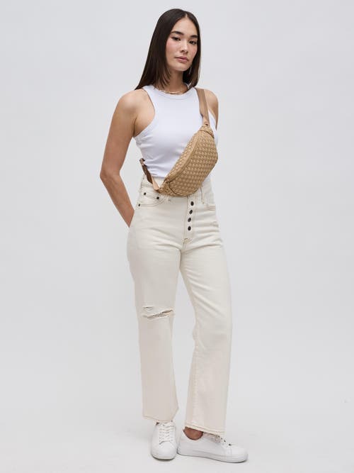 Sol And Selene Aim High Belt Bag In Nude