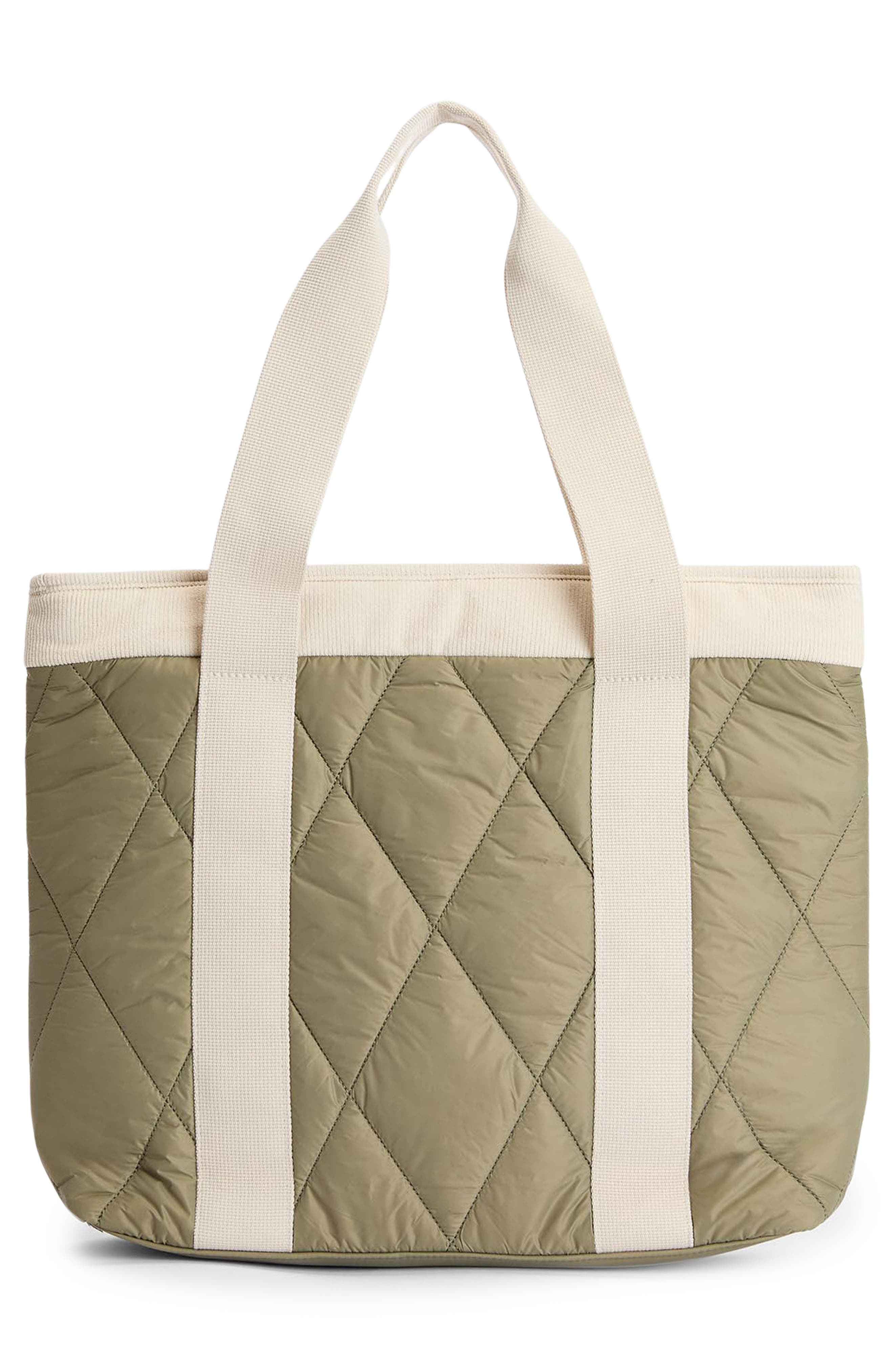 Barbour Healy Mixed Media Tote, Alternate, color, Bleached Olive