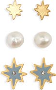 Madewell 3-Pack Starshine Stud Earring Set