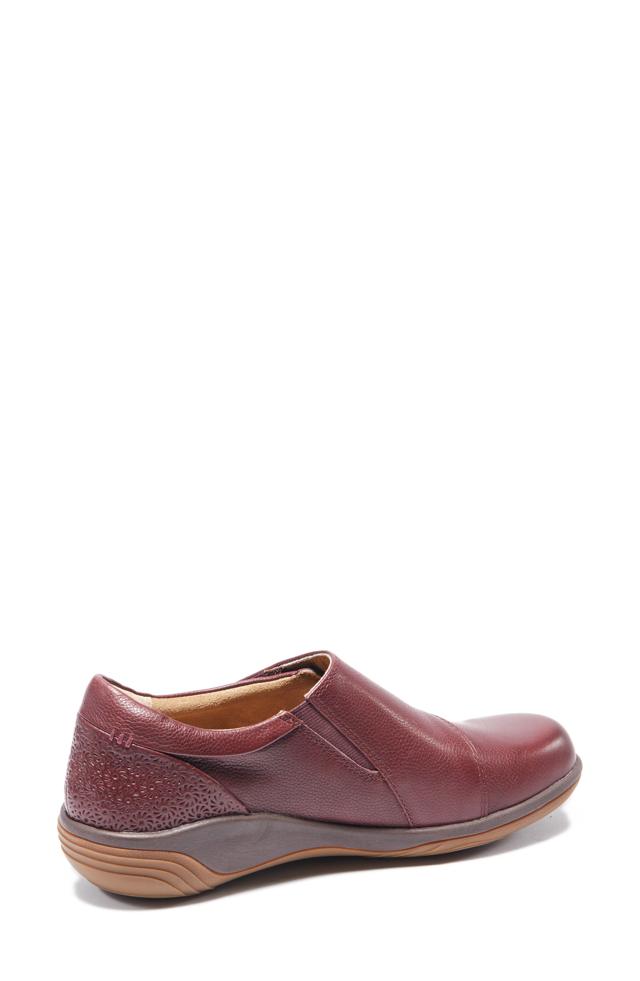 Anna Clog, Alternate, color, DARK CHERRY
