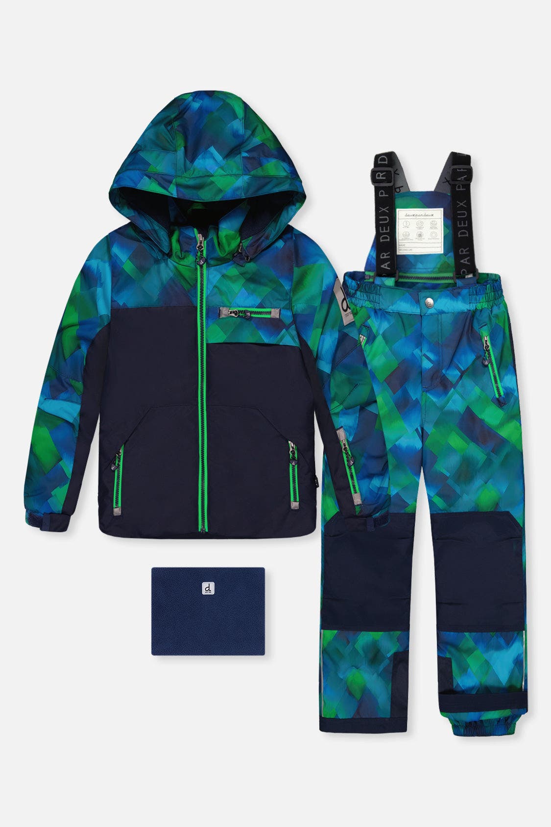 selected Blue and Green Checkered Print