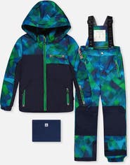 Deux par Deux Play Checkered Jacket & Reinforced Pants Two Piece Snowsuit