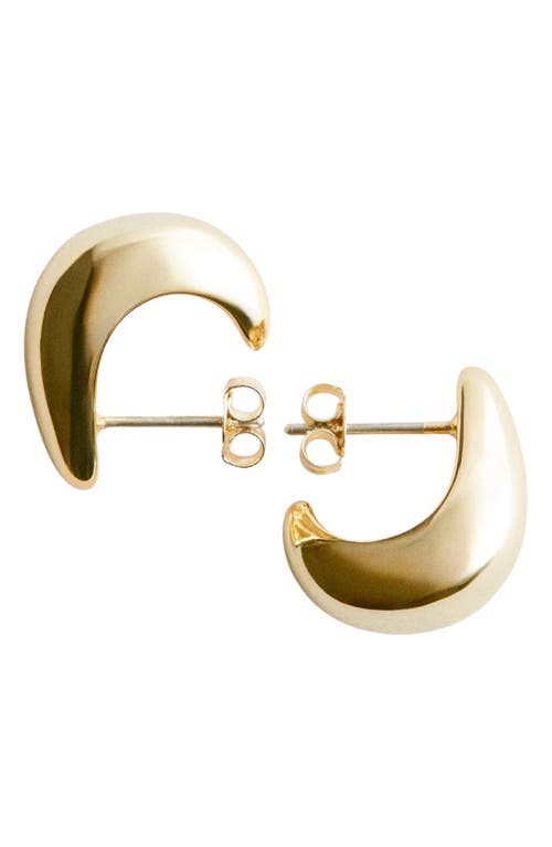 & Other Stories Chunky Hoop Earrings In Gold