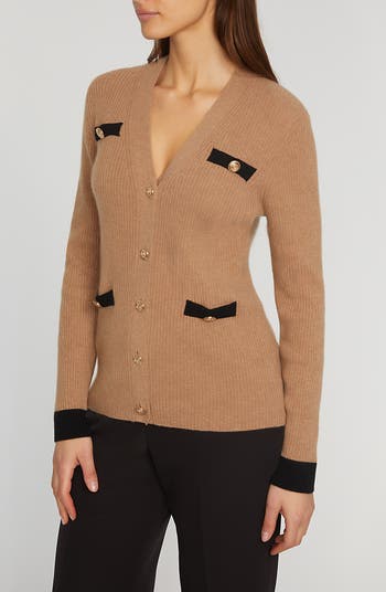 Tahari cashmere cardigan hotsell