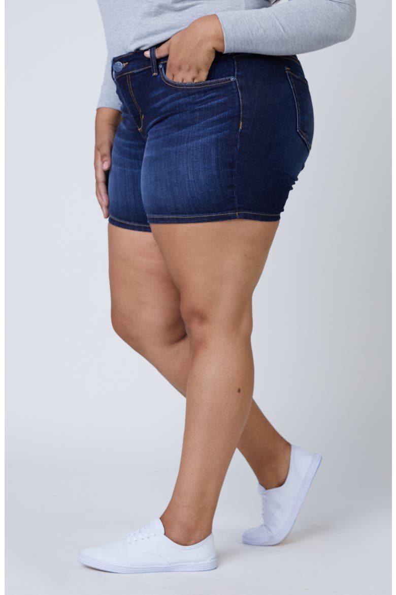 Low Rise Denim Shorts, Alternate, color, SASA