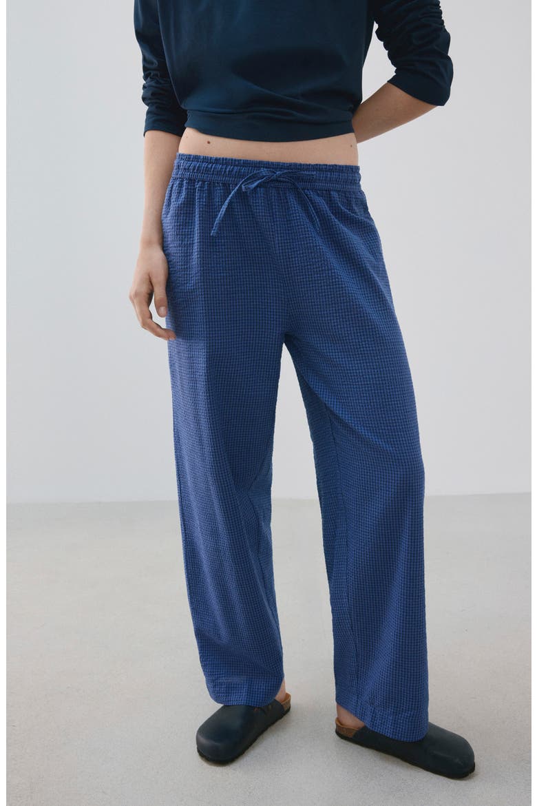 Cotton Pajamas, Alternate, color, NAVY