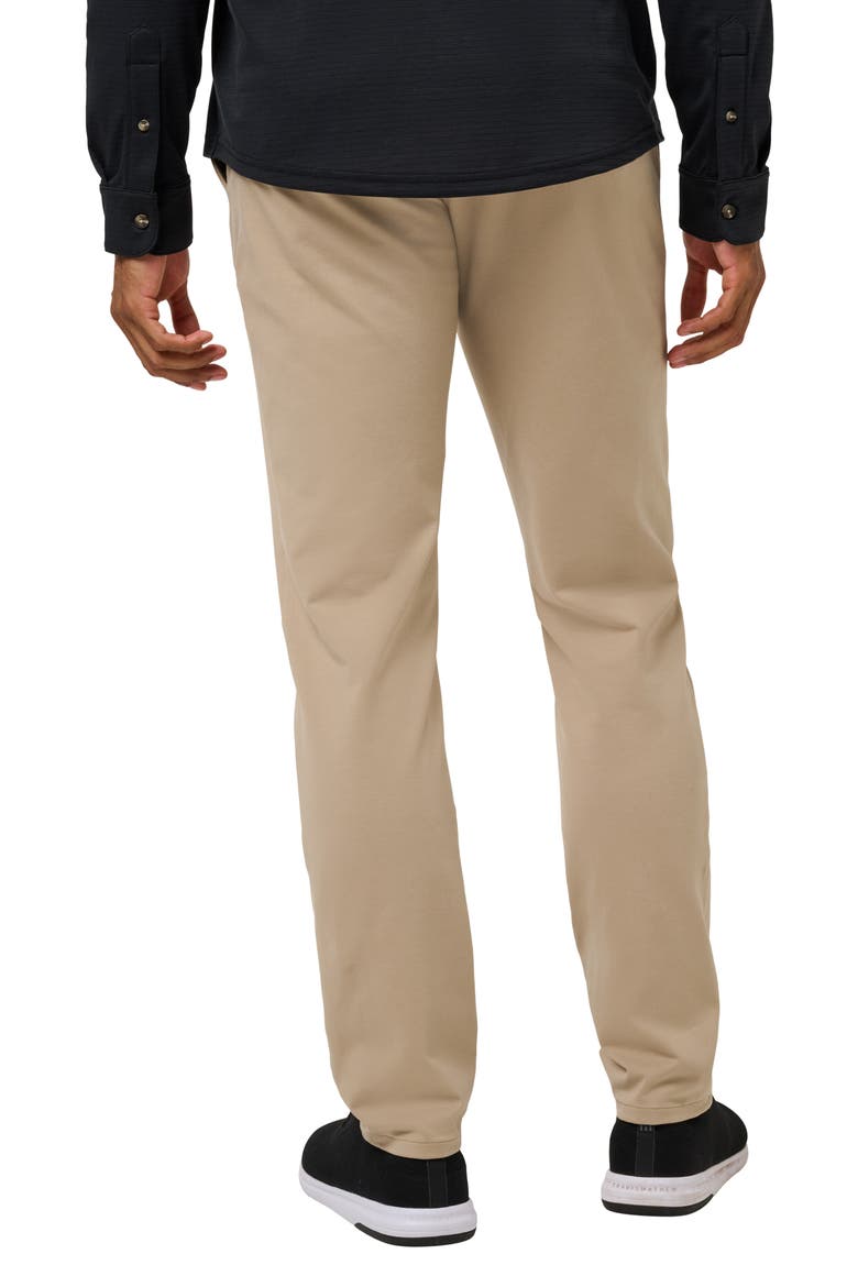 Legacy Stretchknit Flat Front Chinos, Alternate, color, WEATHERED TEAK